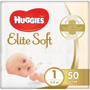 Fraldas Huggies Elite Soft 1 / 50 peças