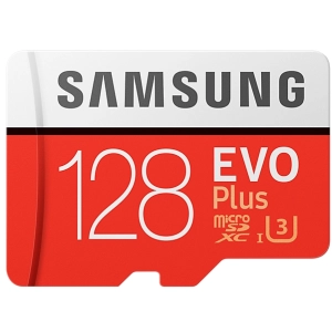 Cartão de memória Samsung EVO Plus 100 Mb/s microSDXC UHS-I U3 128 Gb