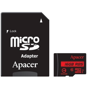 Apacer microSDHC R85 UHS-I U1 Class 10 16Gb