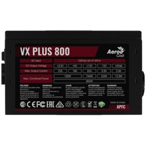 Fonte de alimentação Aerocool VX Plus 800W