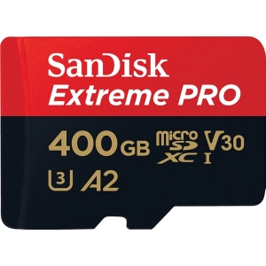 Cartão de Memória SanDisk Extreme Pro V30 A2 microSDXC UHS-I U3 400Gb