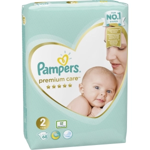 Fraldas Premium Care Pampers 2 / 68 pçs