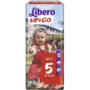 Fraldas Libero Up and Go 5/40 unidades