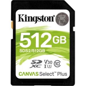 Cartão de Memória Kingston SDXC Canvas Select Plus 512 Gb