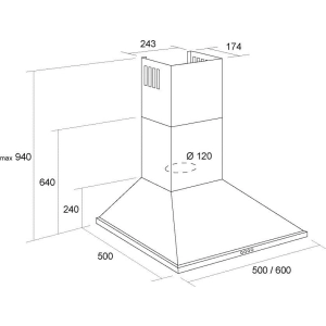 Pyramida KH 60 WH