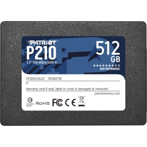 Memória SSD Patriot P210S512G25