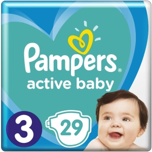 Fraldas Pampers Active Baby 3/29 pcs