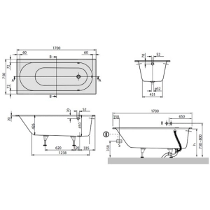 Villeroy & Boch Oberon 170x75