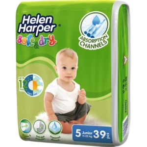 Fraldas Helen Harper Macio e Seco 5/39 pcs