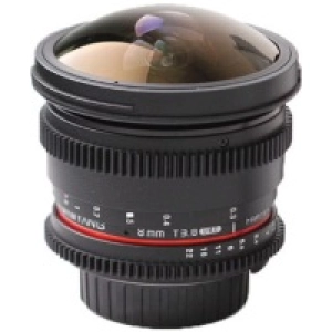 Lente Samyang 8mm T3 .8 SE AS UMC Fish-eye CS II VDSLR