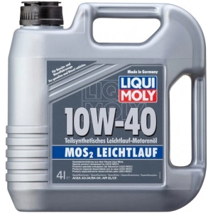 Óleo de motor Liqui Moly MoS2 Leichtlauf 10W -40 4L