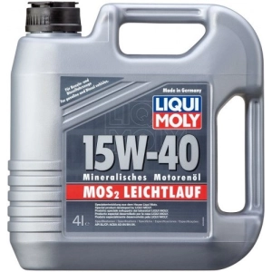 Óleo de motor Liqui Moly MoS2 Leichtlauf 15W-40 4L