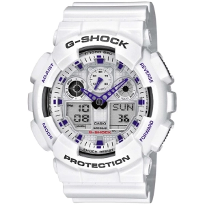 Relógio Casio G-Shock GA-100A-7A de pulso