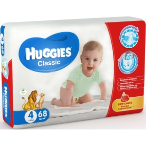 Fraldas Huggies Classic 4/68 pçs