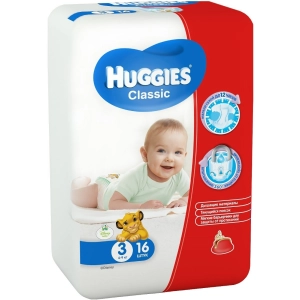 Fraldas Huggies Classic 3/16 pcs