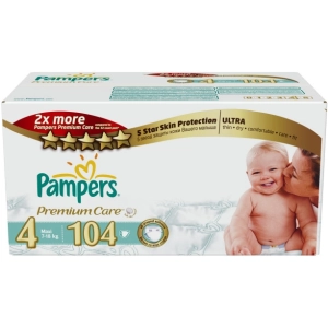 Fraldas Pampers Premium Care 4 / 104 peças