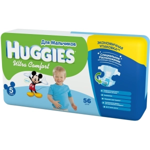 Fraldas Huggies Ultra Comfort Boy 5/56 pcs