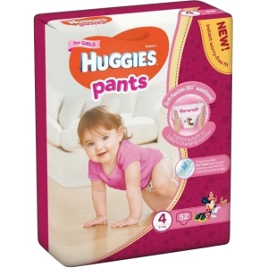 Calça Huggies Fraldas menina 4/52 peças