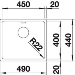 Blanco Andano 450-U 519373