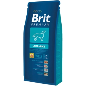 Ração para cães Brit Premium Cordeiro/Arroz 3 kg