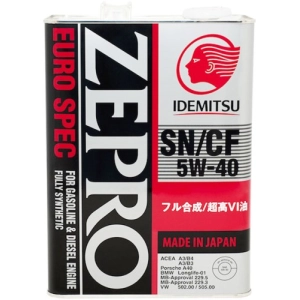 Óleo de motor Idemitsu Zepro Euro Spec 5W-40 4L