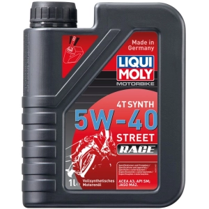 Óleo de motor Liqui Moly Motorbike 4T Synth Street Race 5W-40 1L