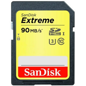 Cartão de Memória SanDisk Extreme SDHC Classe 10 UHS-I U3 32Gb